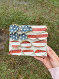 🇺🇸 Oyster Shell American Flag Decor